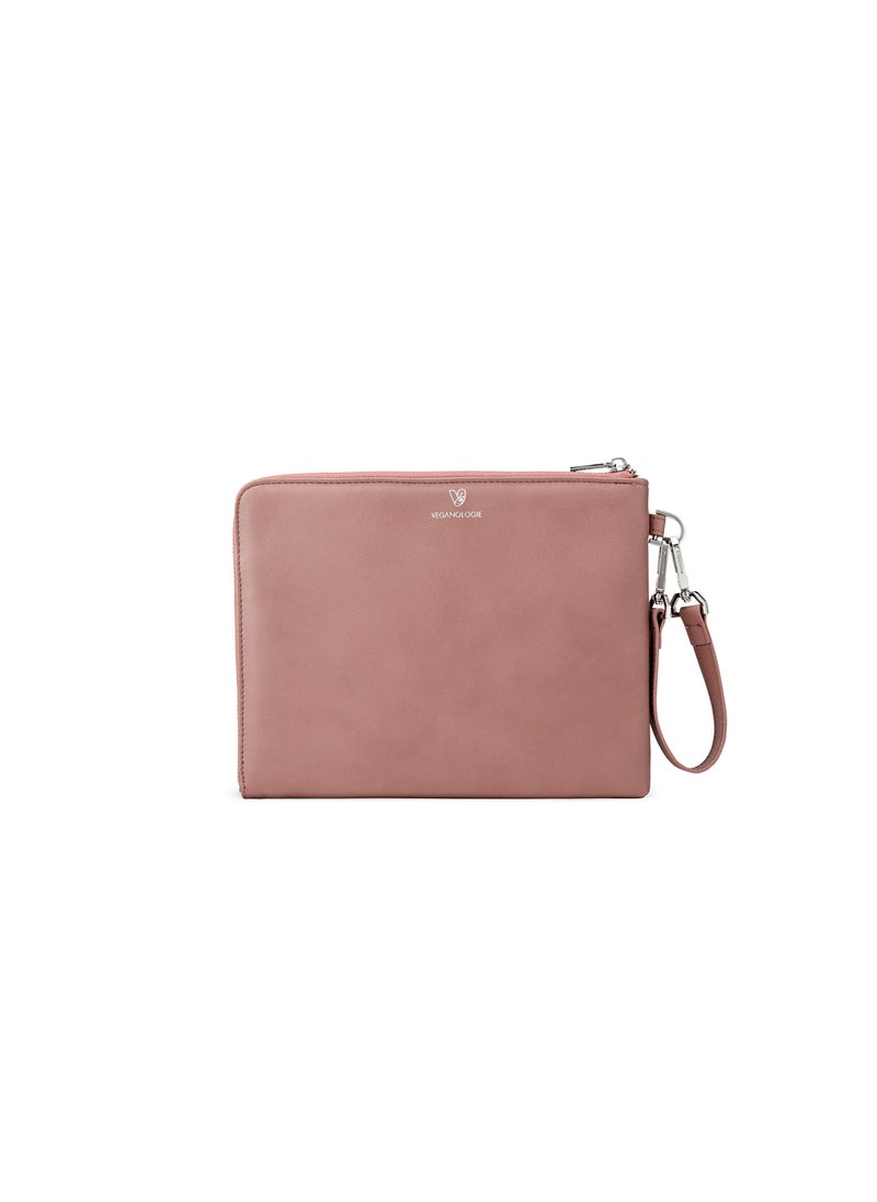 Demi Large Pouch in Pink Made From 10 Recycled Plastic Bottles