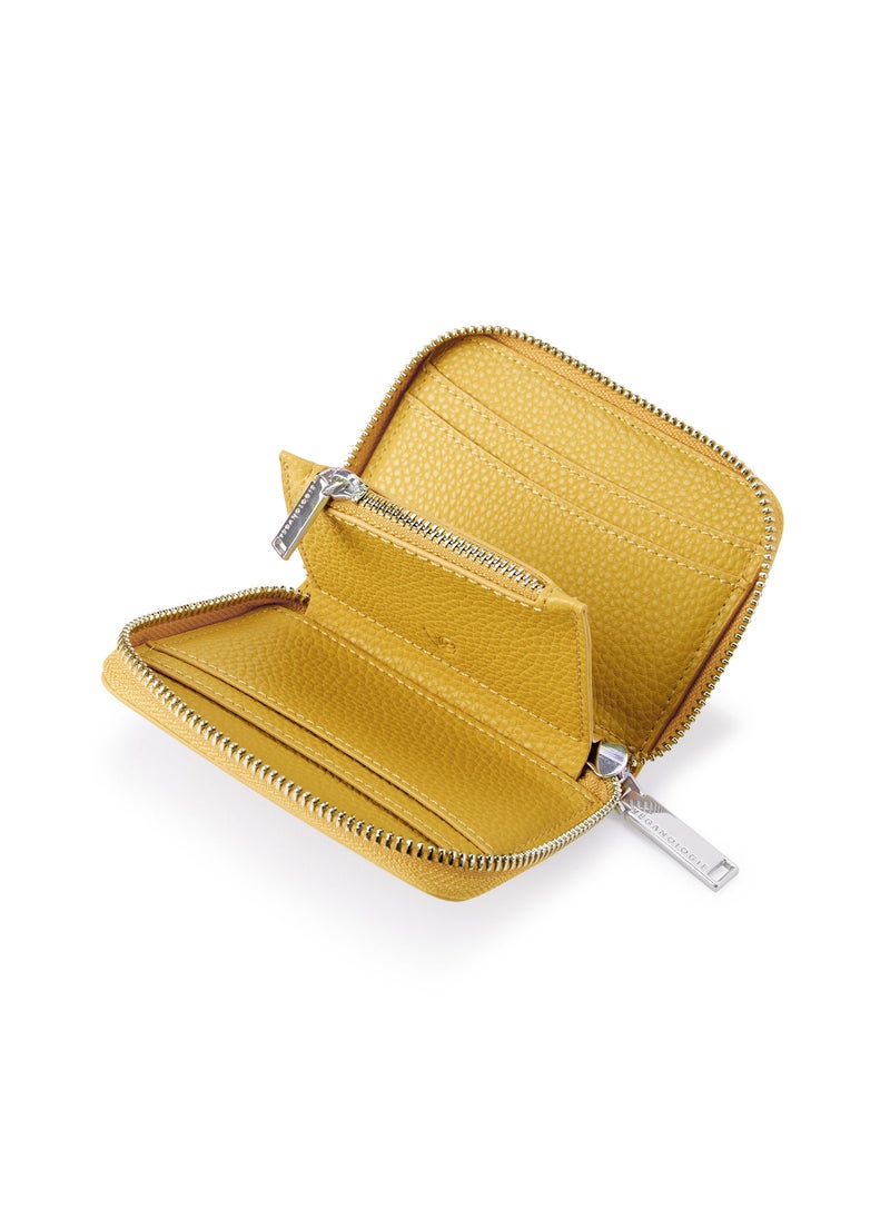 Fantasia Card Holder in Yellow Made From 2 Recycled Bottles