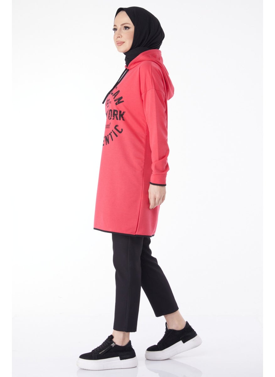 13130-FUSYA Front Printed Sweatshirt