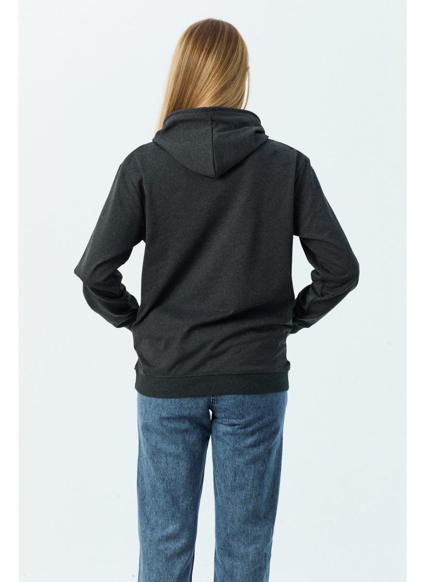 23003-ANTHRACITE Hooded Sweat