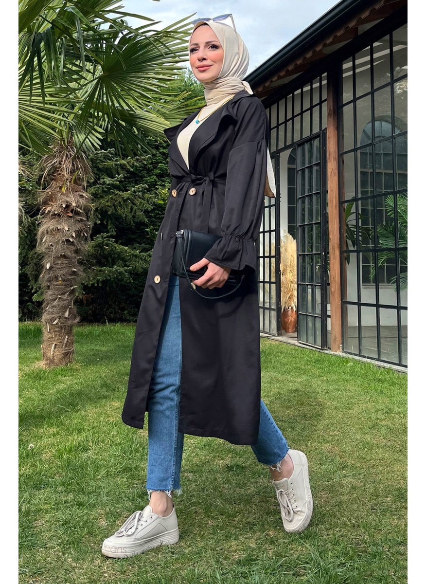 11452-BLACK Trench