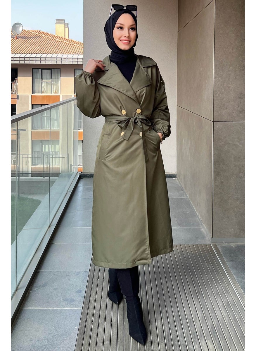 11032-KHAKI Trench