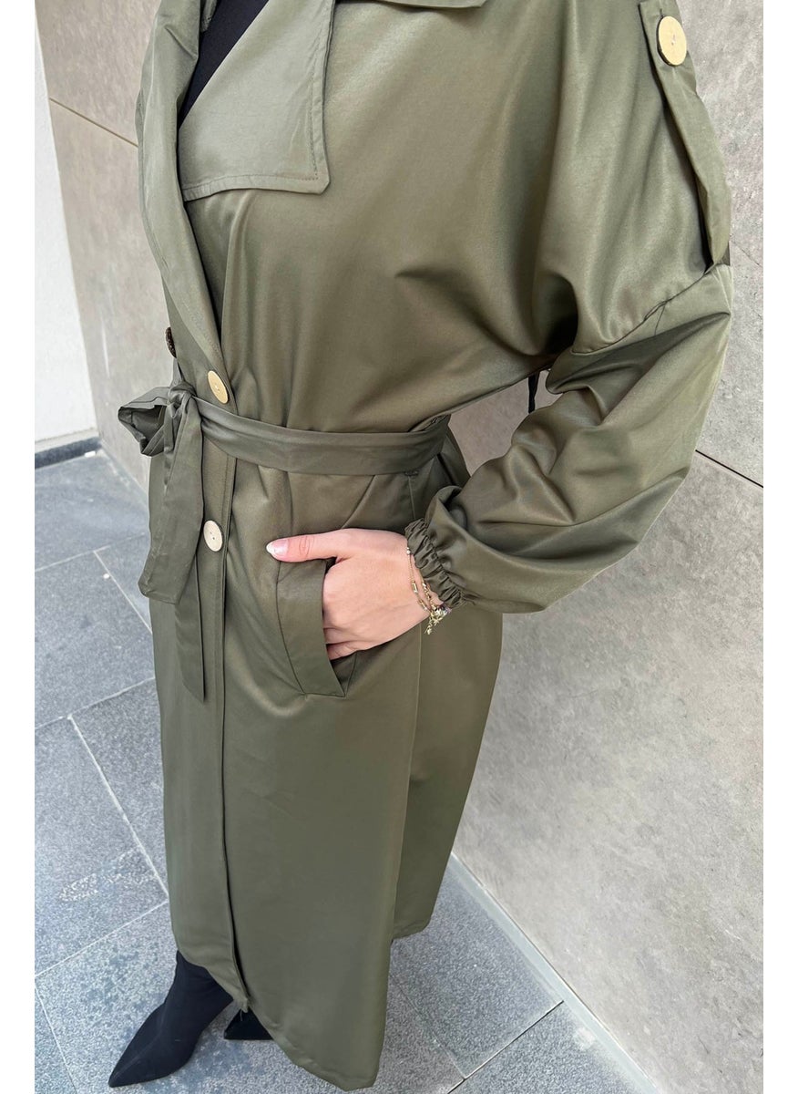 11032-KHAKI Trench