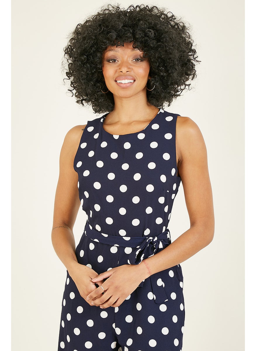 Polka Dot Culotte Jumpsuit