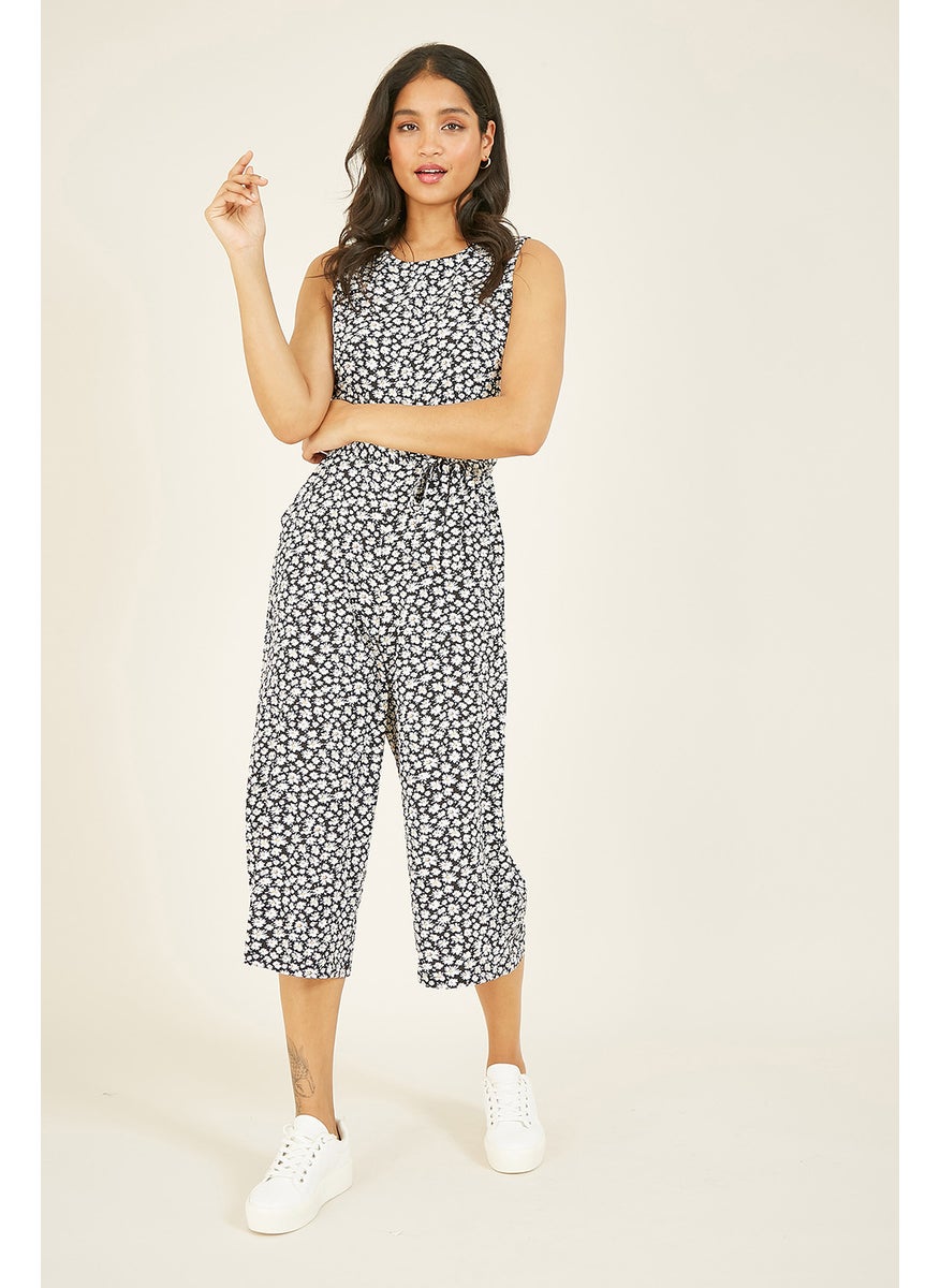 Ditsy Daisy Culotte Jumpsuit