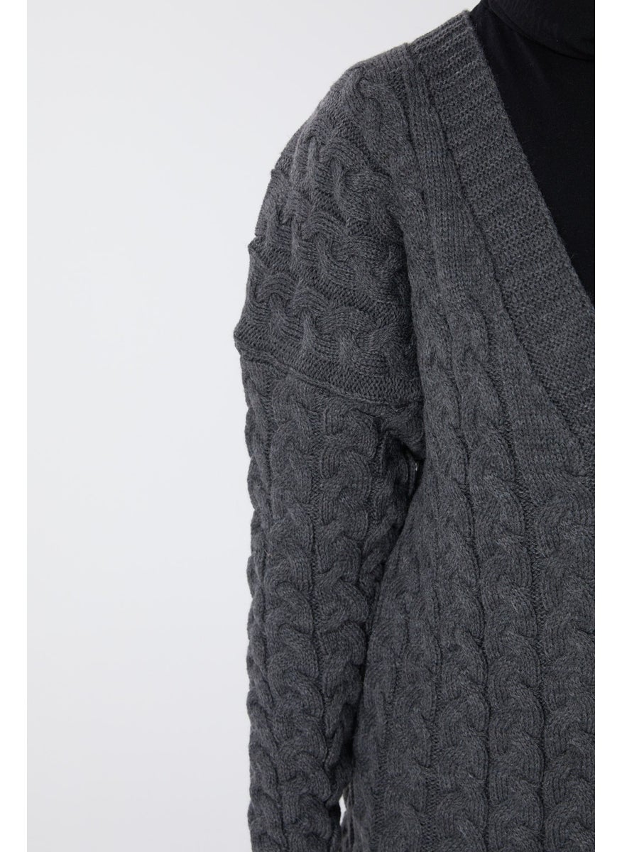 23703-ANTHRACITE Knitwear Cardigan