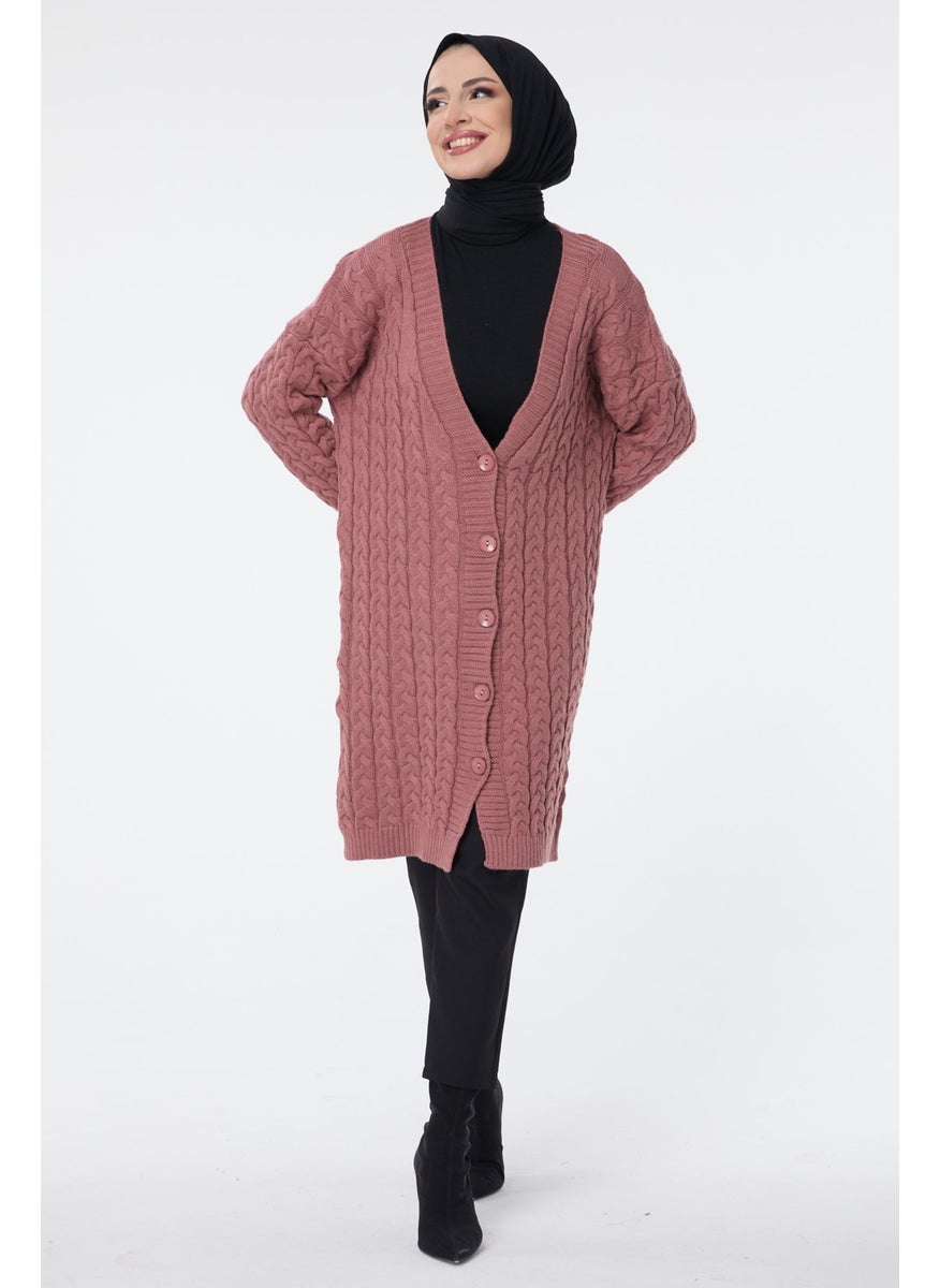 23703-GUL-KURUSU Knitwear Cardigan