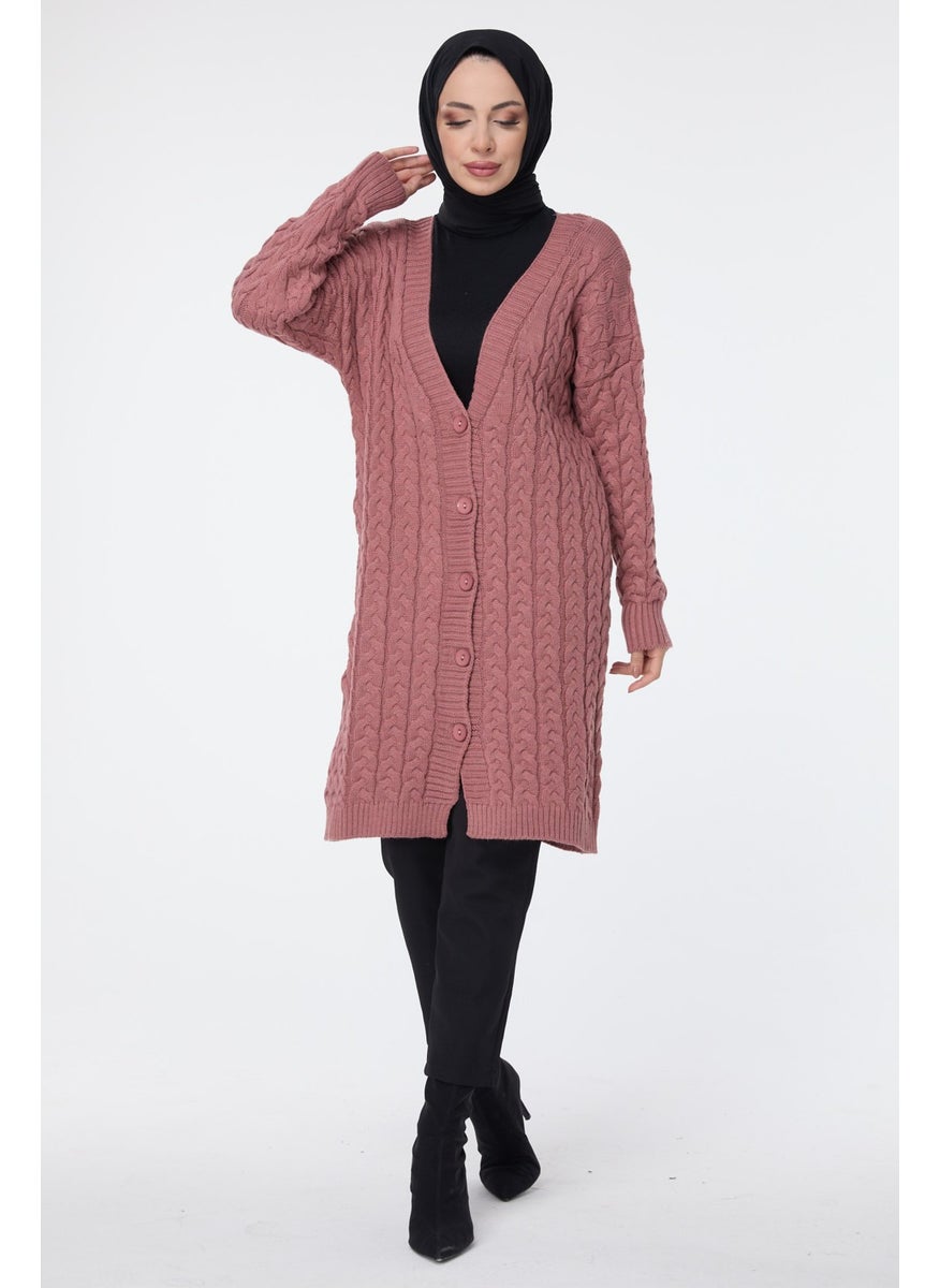 23703-GUL-KURUSU Knitwear Cardigan