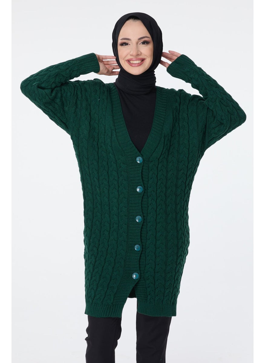 23703-ZUMRUT Knitwear Cardigan