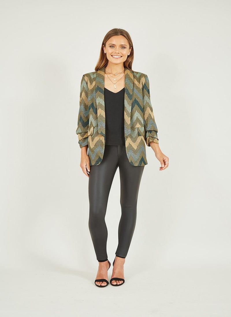 Jacquard Lurex Blazer