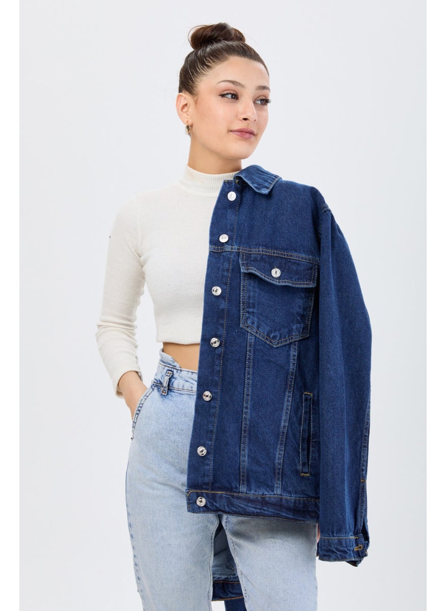 23814 Blue Flota Pocket Denim Jacket