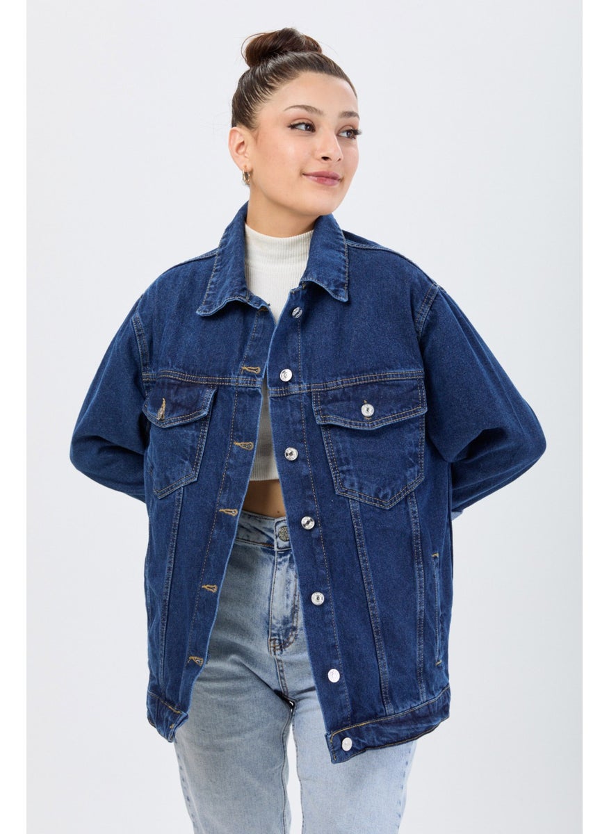 23814 Blue Flota Pocket Denim Jacket