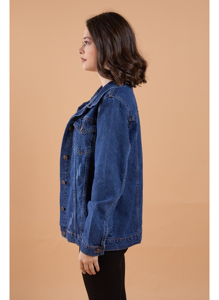 23785-BLUE Denim Jacket