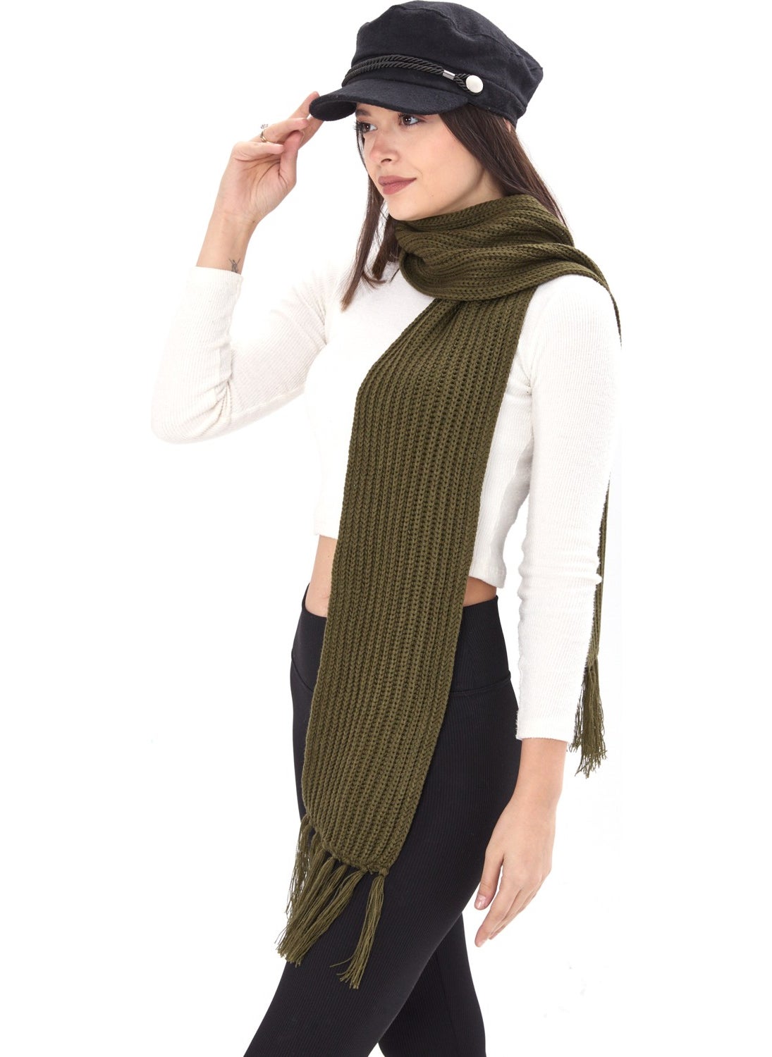 23872-KHAKI Scarf