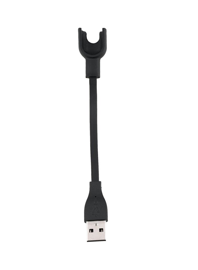 USB Charger Cable For Xiaomi Band 2 13centimeter Black