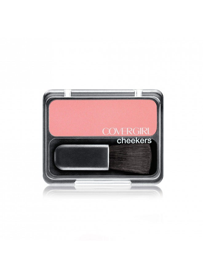 COVERGIRL Cheekers Blendable Powder Blush Pretty Peach, .12 oz (packaging may vary), 1 Count