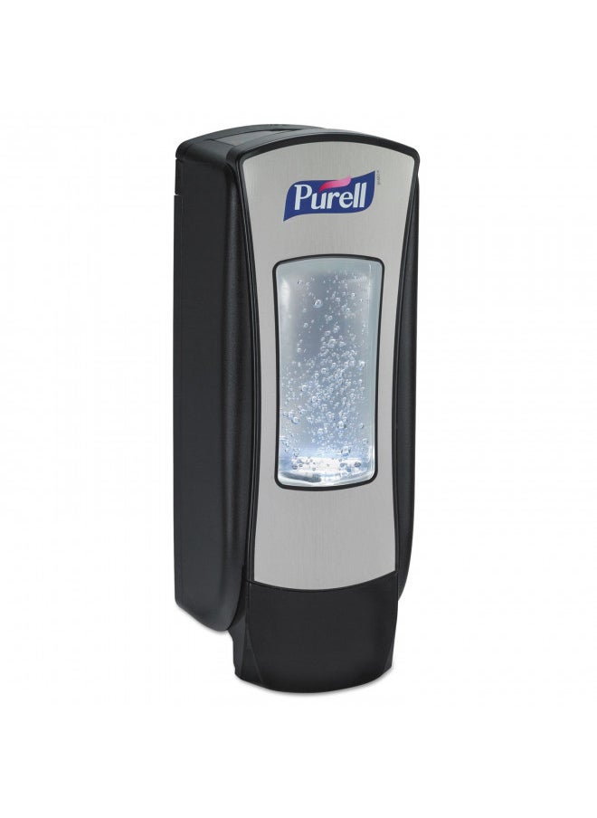 PURELL ADX-12 Push-Style Sanitizer Dispenser, Chrome/Black, for 1200 mL PURELL ADX-12 Hand Sanitizer Refills (Pack of 1) 8828-06