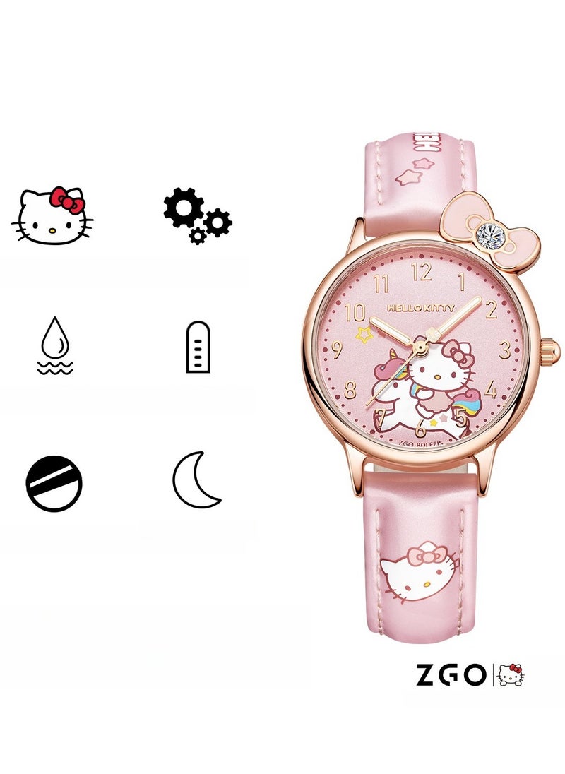 Girl's School Start Gift Cute Cartoon Watch Children's Waterproof Watch