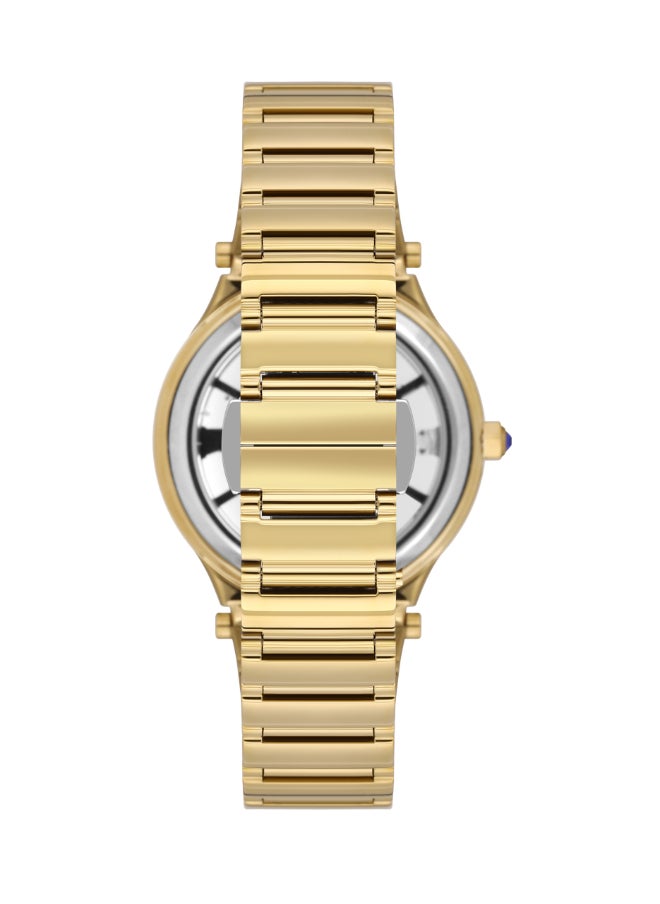 Beverly Hills Polo Club Women's Watch, Analog Display and Metal Strap - BP3630C.130, Gold