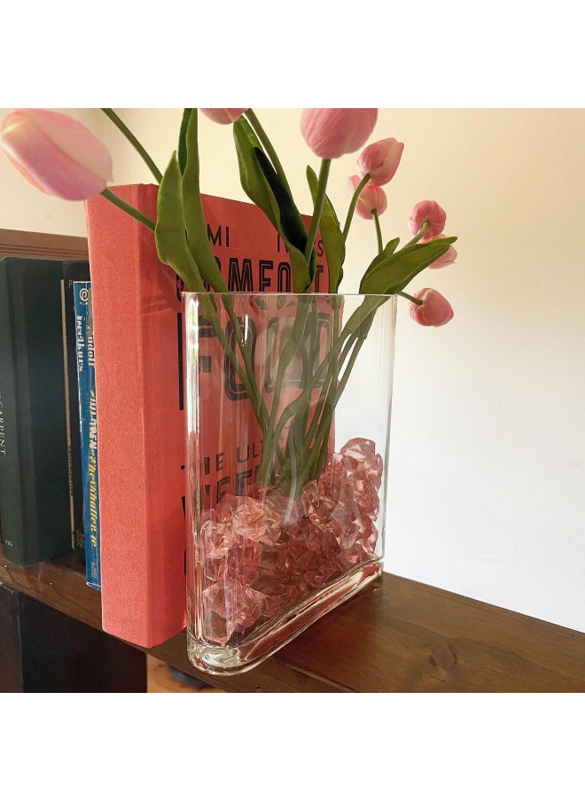 CYS EXCEL Glass Book Vase (H:8