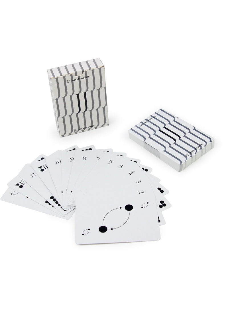 Jakaroo board game white with playing cards and marbles