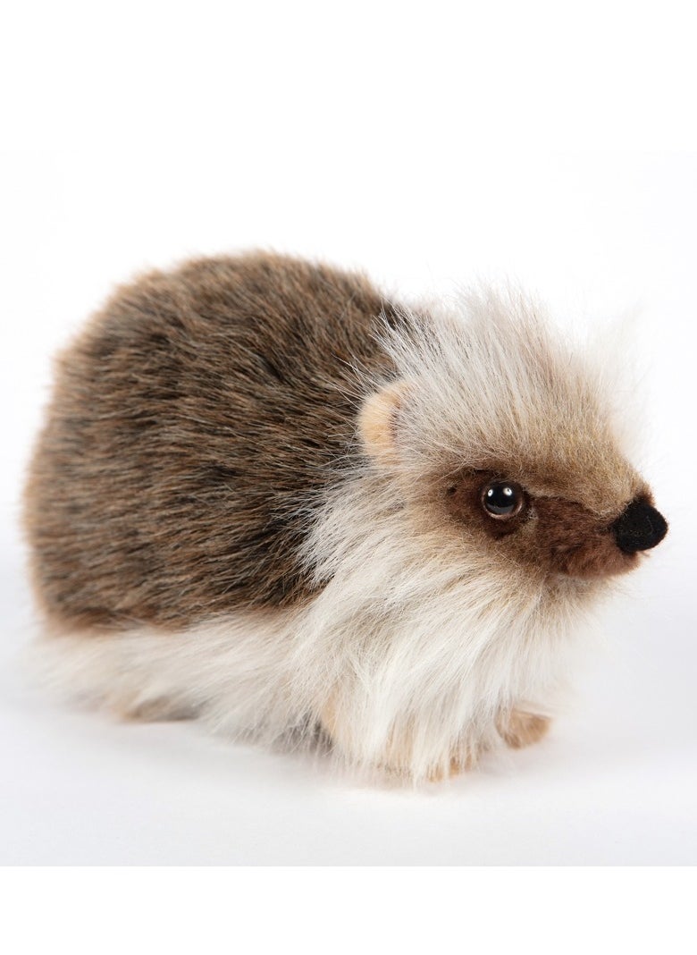 Brown Hedgehog Plush Toy – Realistic Handcrafted Hedgehog on All Fours, Soft and Detailed Plush, 20 x 11 x 13 cm, Suitable for Ages 3+