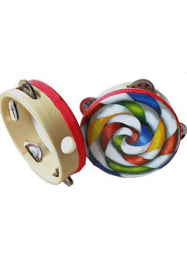 Orff percussion tambourine childrens tambourine dance hand clap drum tambourine tambourine kindergarten tambourine 6 inch 8 inch 6 inch lollipop drum