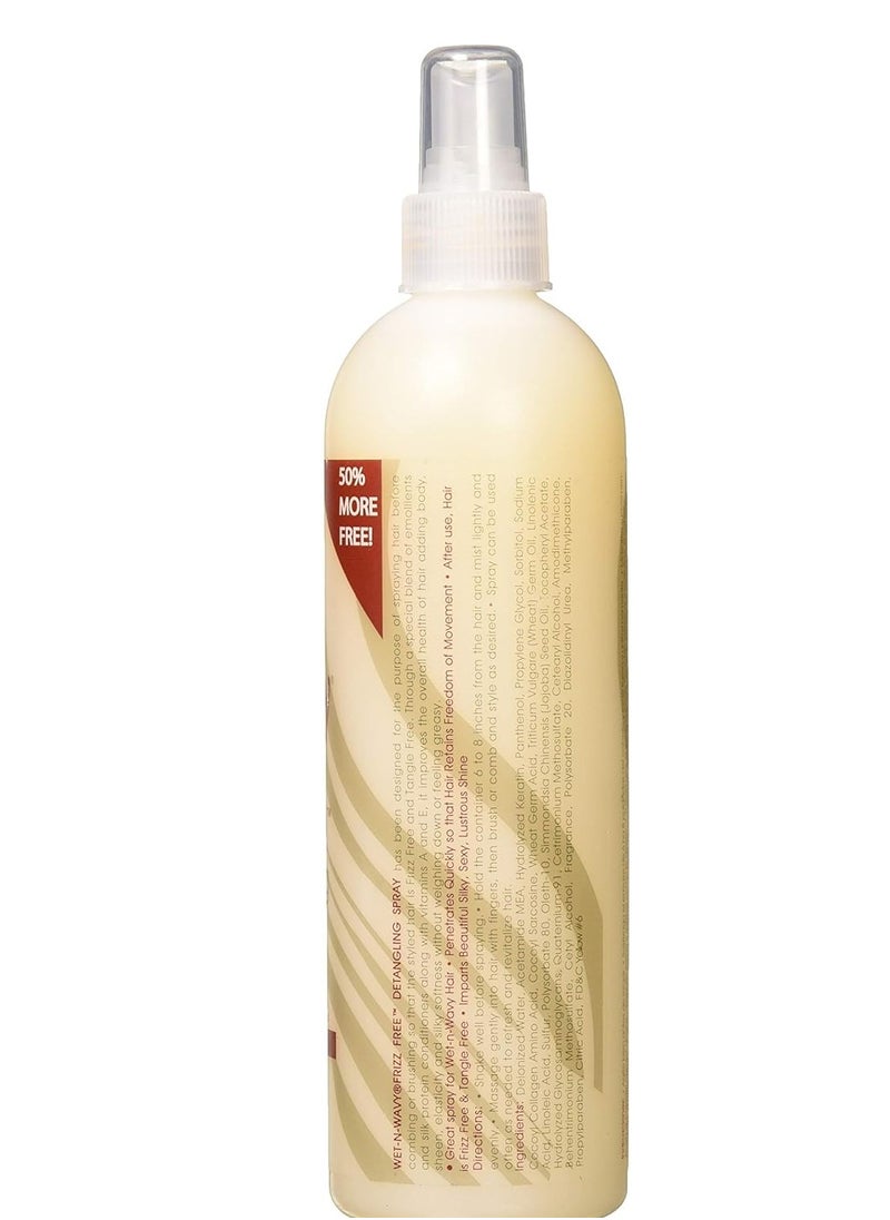 Wet N Wavy Detangiling Spray Bonus, 12 Ounce