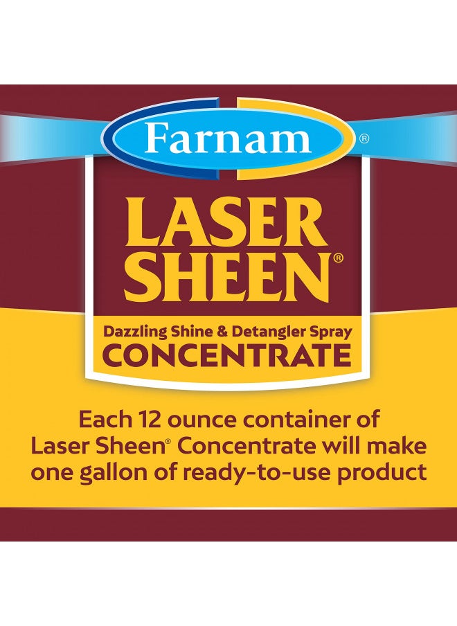 Farnam Laser Sheen Dazzling Shine & Detangler Concentrate 12 Ounces