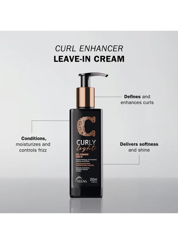 TRUSS Curly Light, Enhances Curl, Leave-In Cream 250 ML