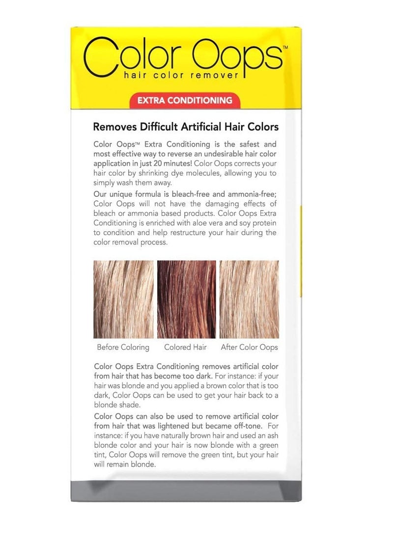 Color Oops Hair Color Remover Extra Conditioning (2PCS)