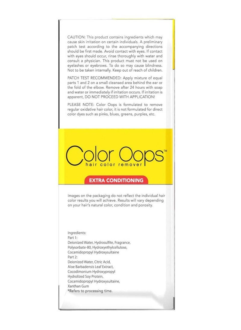 Color Oops Hair Color Remover Extra Conditioning (2PCS)