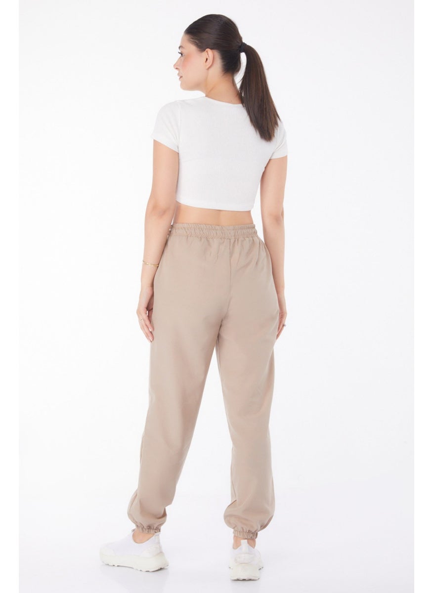 Plain Mid Women's Mink Trousers - 13207