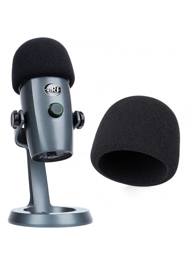 YOUSHARES Yeti Nano Microphone Foam Windscreen - Mic Wind Cover Pop Filter Foam Cover, Professional Customized for Blue Yeti Nano, The Thicker Blue Yeti Nano Pop Filter is a Good option.