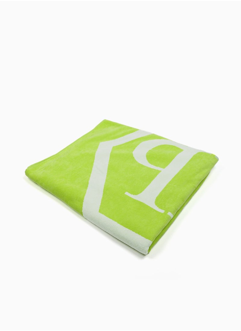 Towel with Logo (Yellow)