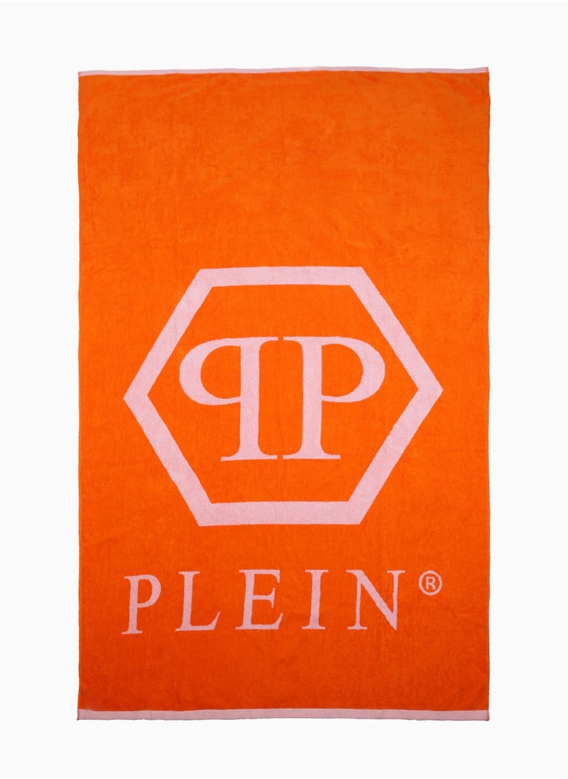 Towel with Logo (Orange)