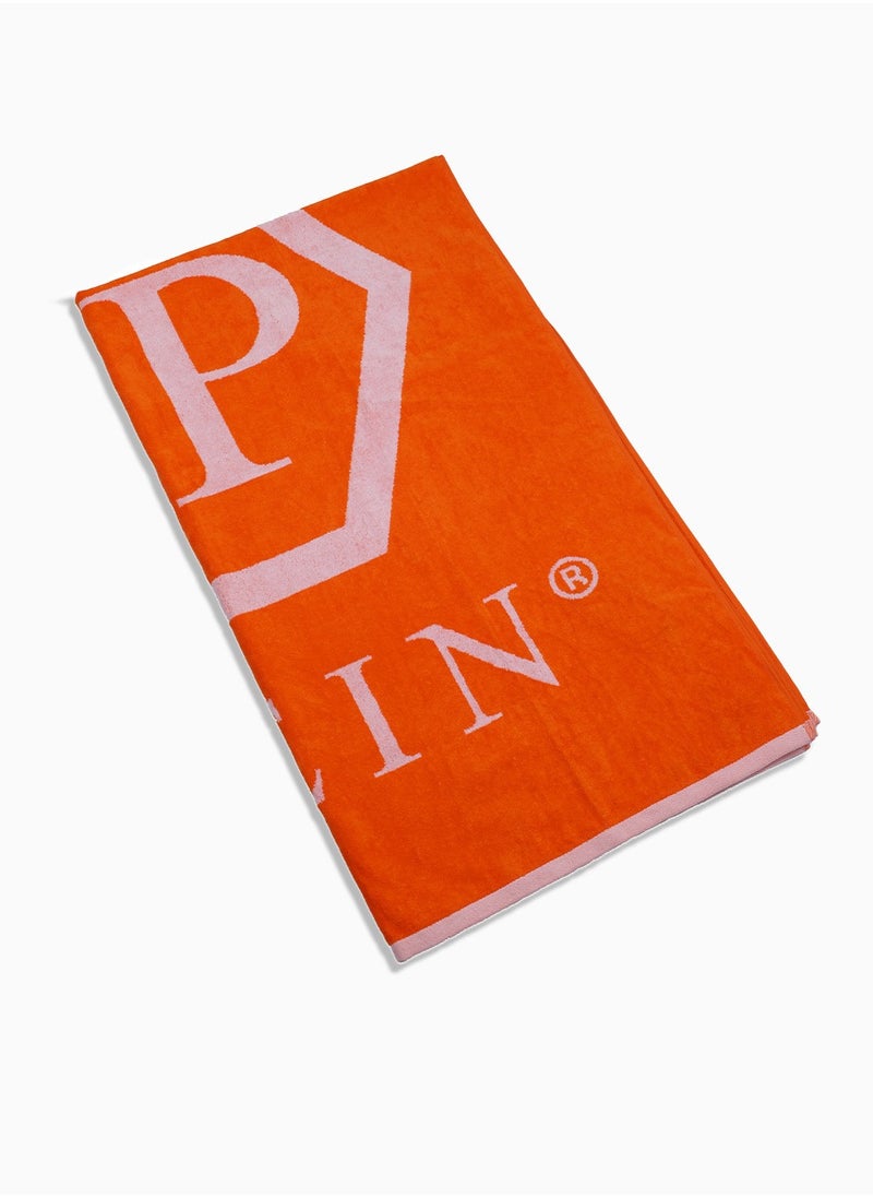 Towel with Logo (Orange)