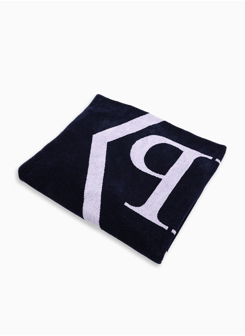 Towel with Logo (Navy)