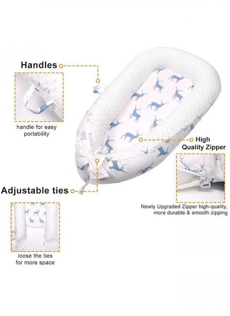 Baby Nest Removable And Washable Portable Anti Pressure Baby Crib Biomimetic Baby Crib Travel Baby Crib Can Be Used For Bedroom Travel Camping