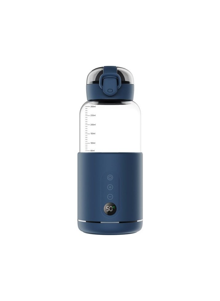 Portable Water Heater Baby Food 300ml - Blue Colour:Blue