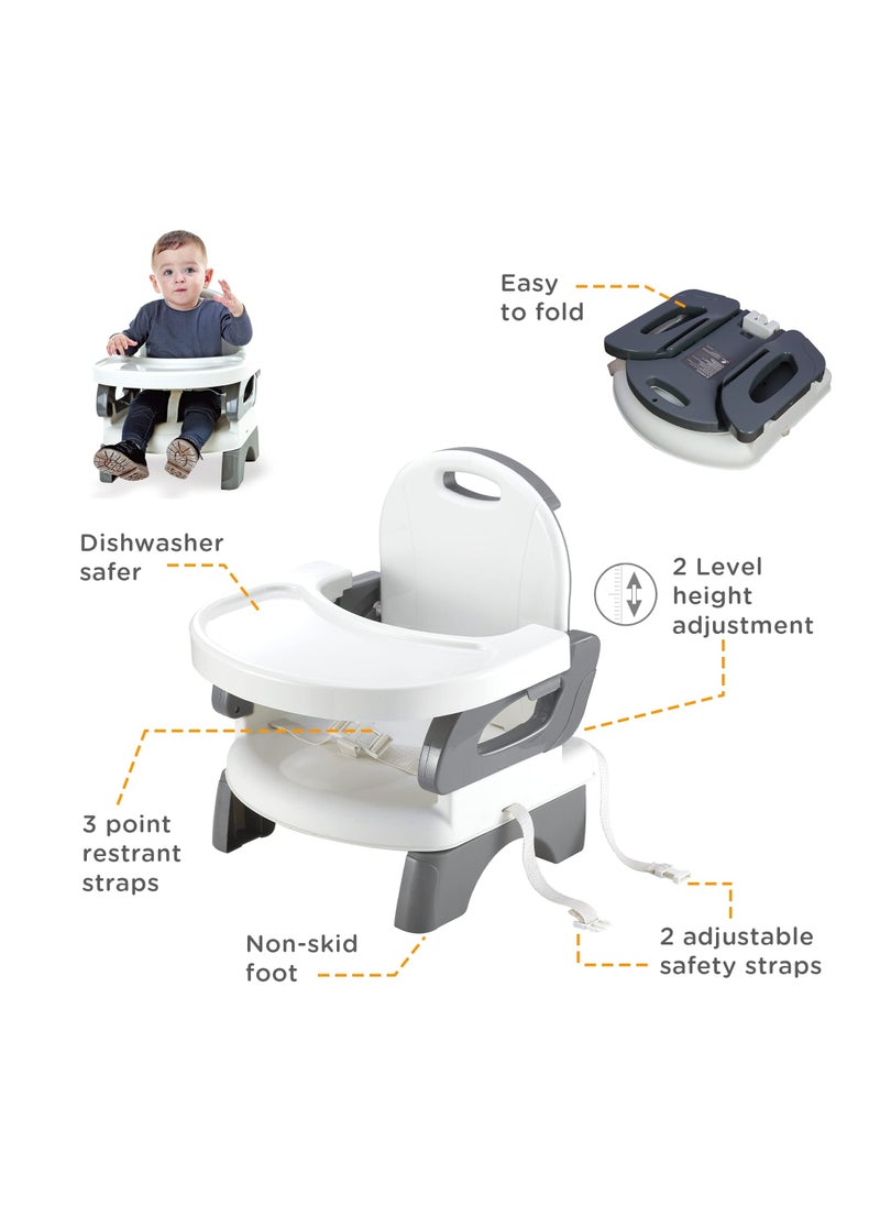 Comfort Folding Toddler to Baby Booster Seat (Grey)