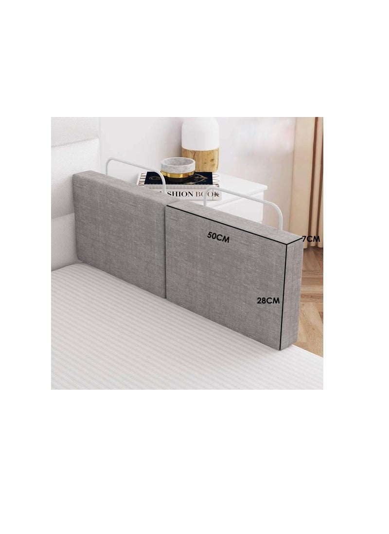 Bed Guard Rail for kids,Bed Safety Barrier Protection, Baby Bed Protector Safety Fence for Toddlers, Bed Bumper, Suitable for Different Thickness Mattress（2pcs，Grey）