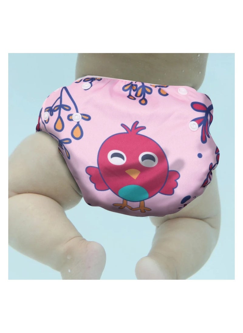 Polka Tots Reusable Swim Diaper - Bird