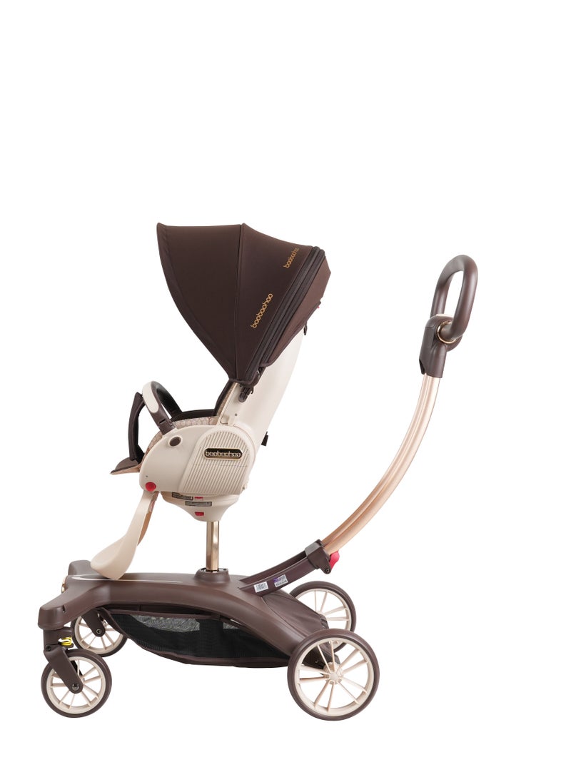 A must-have stroller for taking kids out, which is a two-way portable stroller suitable for newborns. It allows babies to sit or lie down comfortably, and also offers a high landscape view.