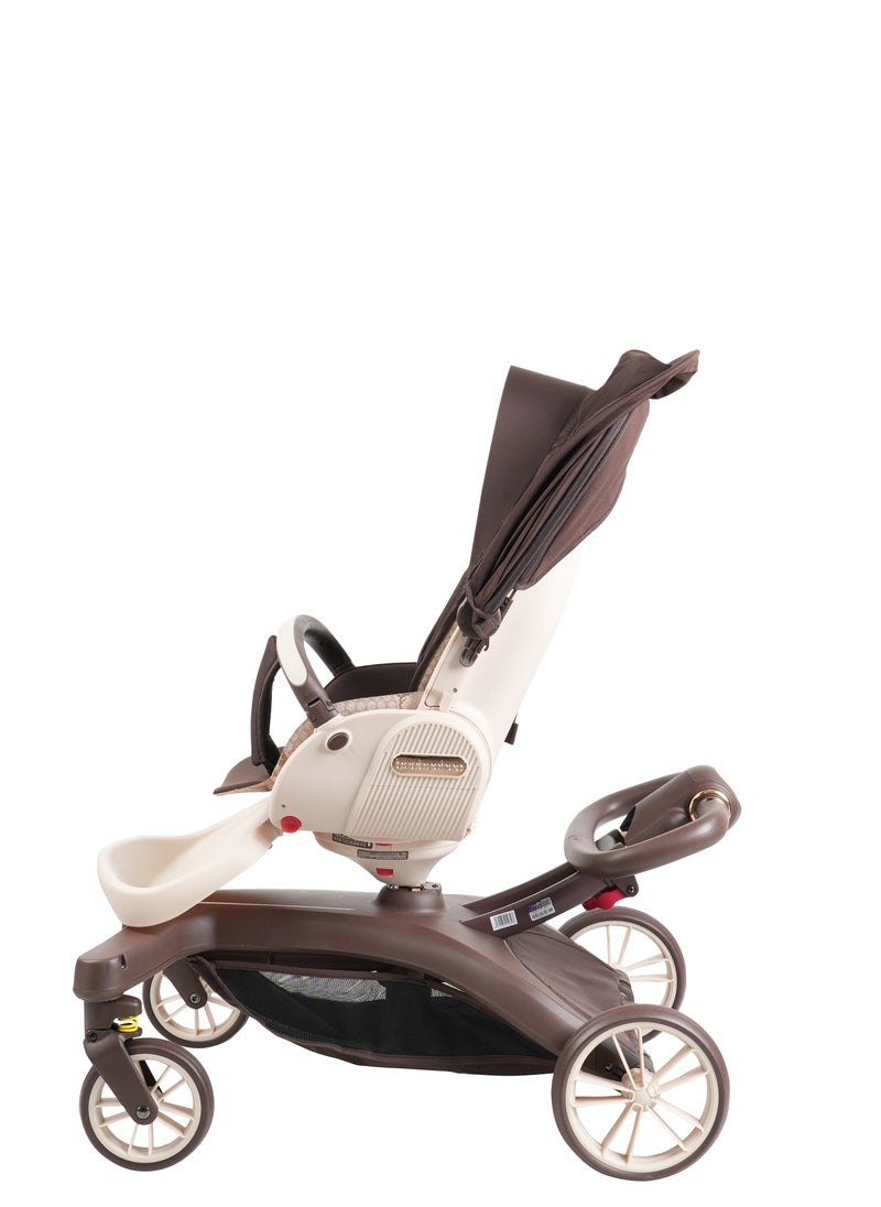 A must-have stroller for taking kids out, which is a two-way portable stroller suitable for newborns. It allows babies to sit or lie down comfortably, and also offers a high landscape view.