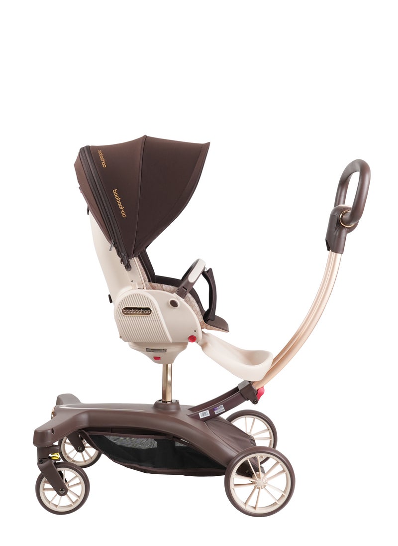 A must-have stroller for taking kids out, which is a two-way portable stroller suitable for newborns. It allows babies to sit or lie down comfortably, and also offers a high landscape view.