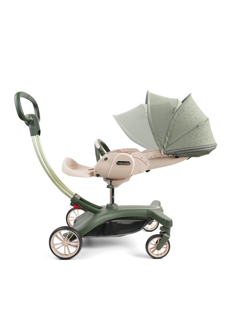 A must-have stroller for taking kids out, which is a two-way portable stroller suitable for newborns. It allows babies to sit or lie down comfortably, and also offers a high landscape view.