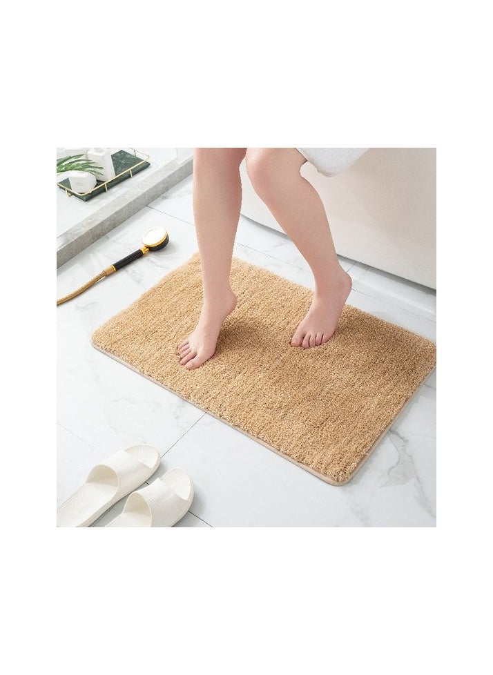 Dreamstore Bathroom Slip Mats Bedroom Bathroom Mouth Entrance Mat Mats Absorbed Foot Pass Colour:Yellow Sizes:60*90cm