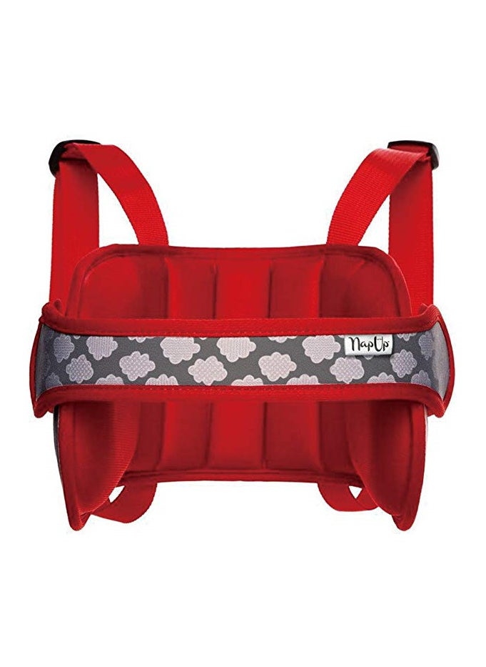 Baby Car Seat Head Support Band Red