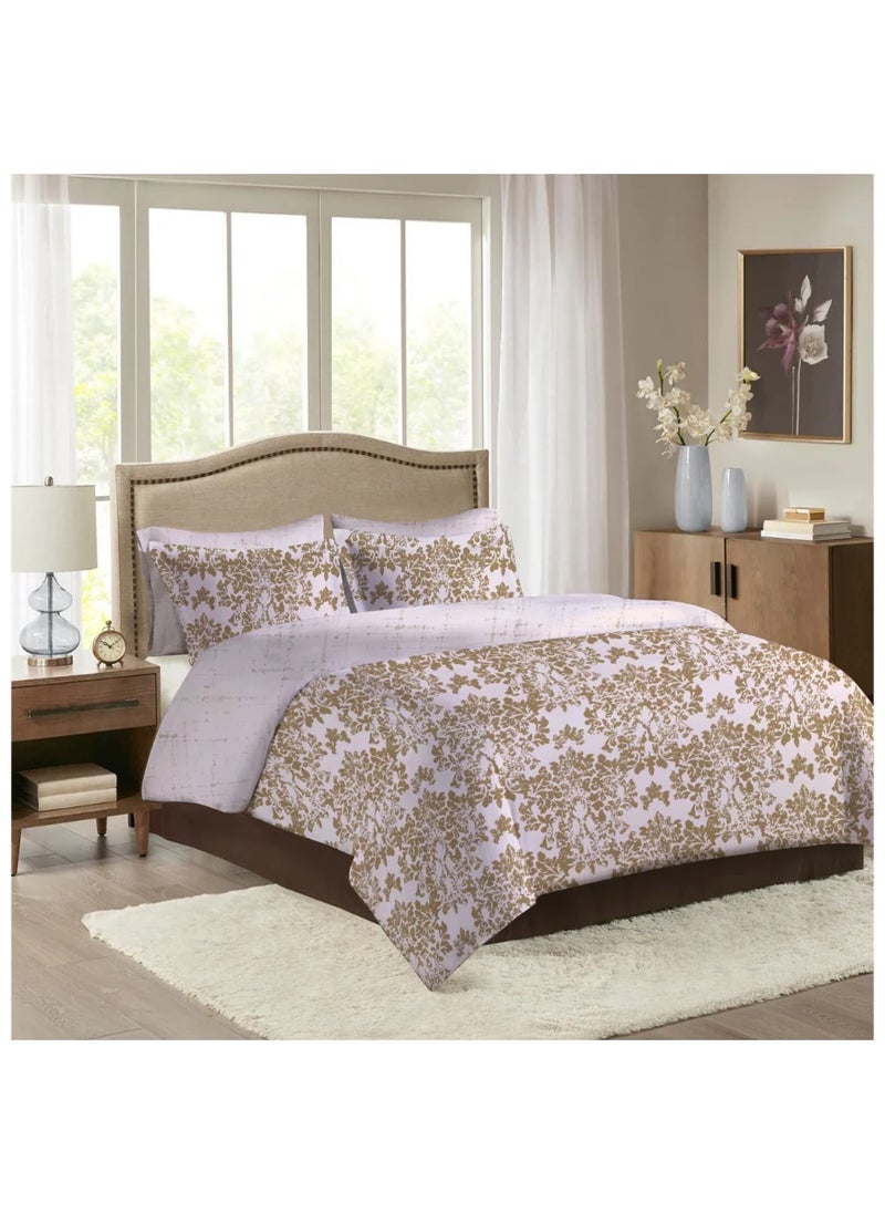 VARESSA  NANS 100% COTTON PRINTED  KING DUVET COVER (4PCS)